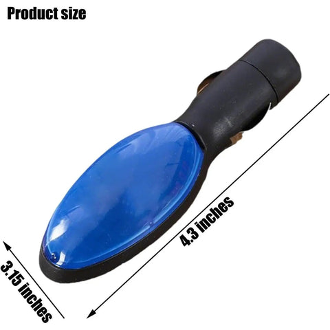 Fuel Saver Device That Helps You Drive Farther And Save Big On Gas Instantly, 2026 Upgrade Portable Fuel Efficiency Tool, blue size details