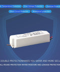 Heavy Duty Ip67 Waterproof Ac Dc Switching Power Supply Flat Out Built Tough For Led Lighting And Equipment 24V 0.84A with protection features