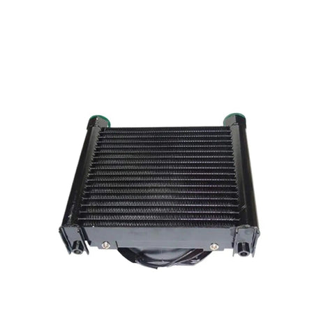 Pro Grade Hydraulic Air Cooler With Oil Radiator And Heat Exchanger AF0510 DC24V, front view, integrated cooling fan