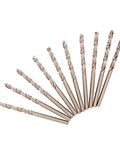 HSS M35 Cobalt Twist Drill Bits Set 4mm Pack Of 10 For Stainless Steel And Hard Alloys Pro Grade Precision Cutting Bits