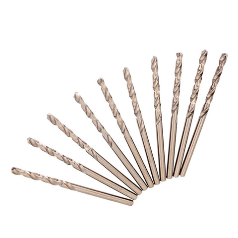HSS M35 Cobalt Twist Drill Bits Set 4mm Pack Of 10 For Stainless Steel And Hard Alloys Pro Grade Precision Cutting Bits