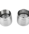 Stainless Steel Trailer Wheel Bearing Protectors With Dust Covers, Universal Bearing Caps for Boats, RVs, ATVs and Snowmobiles, 1.98 Inch