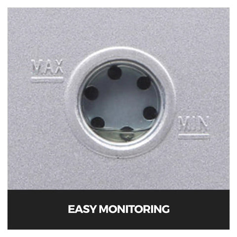 Pro Grade 1/4 Hvac Vacuum Pump Pulls A Sweet 2.5 Cfm Draw fluid view port gauge for easy monitoring of levels.