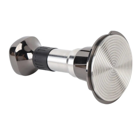 Premium Aluminum Alloy Coffee Tamper With Constant Force Hand Press, 2.3 Inch ergonomic tool for packing espresso grounds.