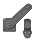 Five And Three Quarters Inch Black Wrought Iron Barn Door Latch Tough As Nails With Mounting Hardware Heavy Duty Gate Lock