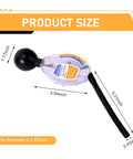 Heavy Duty Automotive Antifreeze Tester, Quick Snap Coolant Gauge size dimensions with clear markings, handheld tool.