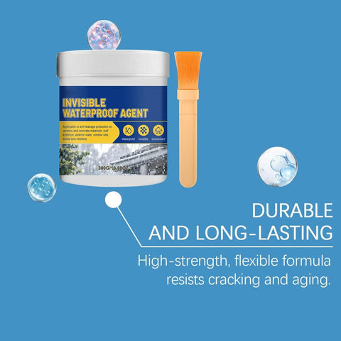 Clear Waterproof Sealant For Tile Grout And Crack Repair Fast Dry Heavy Duty Leak Patch Tube with a brush for easy application.