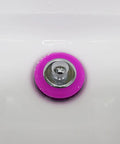 Pink Silicone Bathtub Stopper With Chrome Plated Handle For Standard Drains Super Snug Seal Zero Drip Guarantee Smooth Grip Straight Up Premium Bathroom Sink Plug Effortless Swap in a bathtub drain.