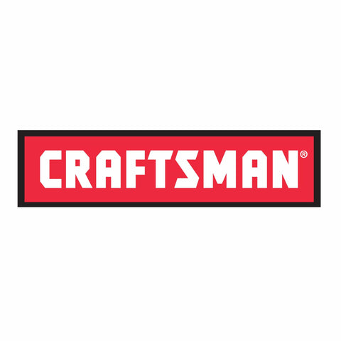 Craftsman logo in red and white, related to D27253 Air Compressor Pressure Regulator OEM Part For Porter Cable And Craftsman.
