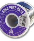 Lead-Free 95/5 Solder Wire For Quick Plumbing Repairs, 0.125 Inch Solid Tin-Antimony Alloy, 454g spool with label