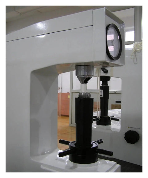 HR150A Manual Durometer Gauge Dead On Accurate Hardness Tester Meter for Rubber Foam and Leather, showing gauge and probe for readings.