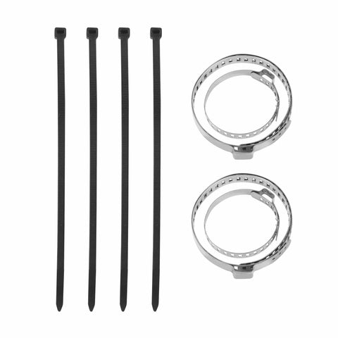 All In One Steering Rack And Pinion Boot Kit With Silicone Bellows Gaiters Includes 4 cable ties and 2 locking clamps.