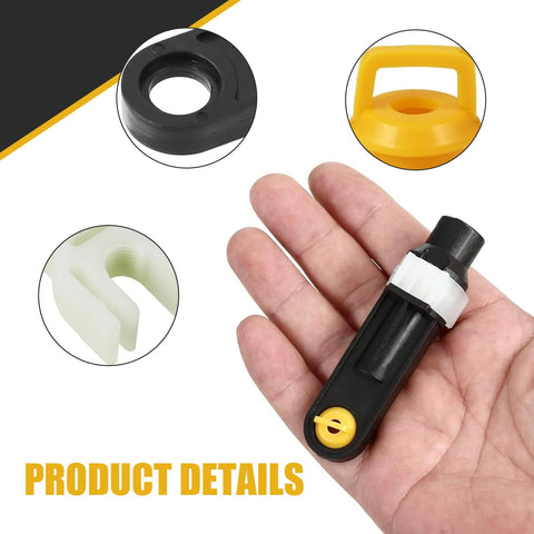 5 Piece Transmission Shifter Linkage Cable Tools Kit For Chevy Buick Chrysler Dodge Durango Grand Cherokee Replacement Bushing Kit OEM 14104 15276979 52855956AG Easy Install, black plastic linkage parts