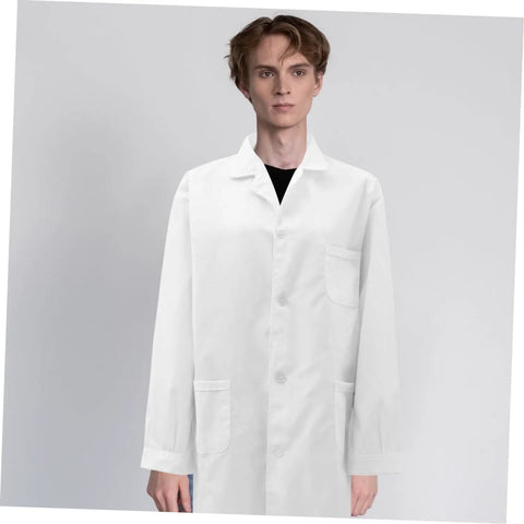 Pro Grade Lab Coat For Men And Women, Doctor Costume Ready, Ultra Comfortable Cotton Medical Coat, Unisex Design