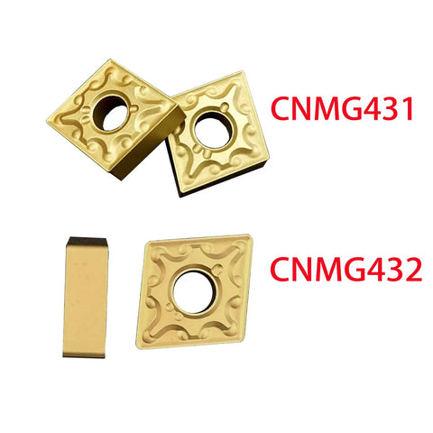 20 Piece Gold Coated Pro Grade Carbide Turning Inserts Set CNMG431 432 And CNMG120404 08 For Lathe Machining Steel And Stainless Steel Parts Durable High Precision Cutting Tools