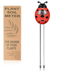 All in One Soil Moisture PH and Light Meter for Indoor and Outdoor Plants with packaging, ladybug design tester