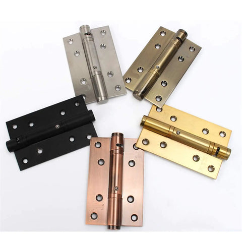 Heavy Duty Automatic Self Closing Spring Door Hinges Stainless Steel Red Finish Built Tough displayed in various finishes
