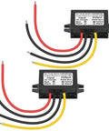 Two Pack 24V And 12V To 5V 5A 25W Step Down Converter Module Buck Regulator For Your Ride Car Power Setup With Wide 8V32V Input