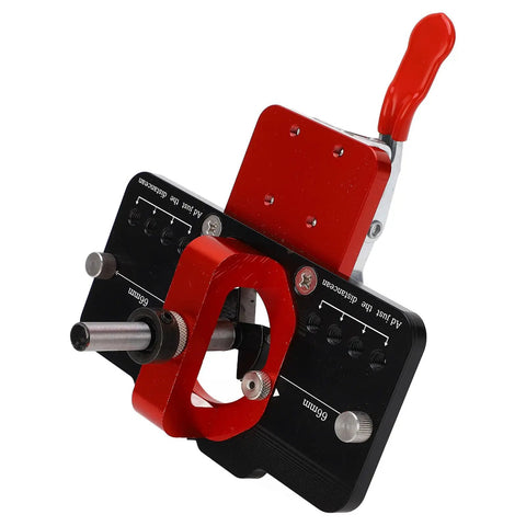 Concealed Hinge Jig With Aluminum Alloy Frame And 35mm Drill Bit No Fuss Quick Install Tool For Precise Hinge Setup On Cabinets And Furniture