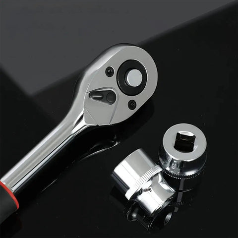 Socket Set Extension Rod And Hex Wrench Ratchet Tool Kit For Quick Auto Repairs Multi Function Hand Tools Small Ratchet Sleeve 15Cm