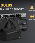 Heavy Duty 4 Pack L Track Hooks With Single Stud Fitting Spring Loaded Gear Hooks Aluminum L Track Accessories hanging bag and kettlebell