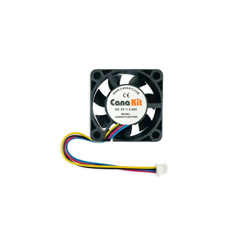 Cooling fan from Raspberry Pi 5 Starter Kit PRO Turbine Black With 8GB RAM And 128GB Micro SD Card Preloaded With 64 Bit Raspberry Pi OS