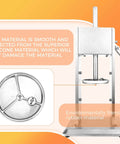 Two Pack Sausage Stuffer Gasket Replacement Kit With Premium Silicone O Ring Seal For 3L To 7L Vertical And Horizontal Meat Stuffers Universal Fit For Hakka VEVOR Weston Vivo 4 7 8 Inch Diameter, side view showing structure.