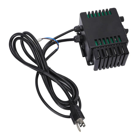Top Shelf 750W Variable Speed Controller For 12 Inch Wood Lathes With Bulletproof ABS Housing and standard US plug shown with power cable.