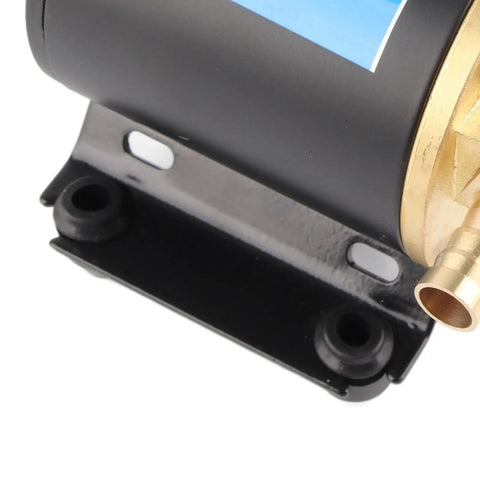 Brass Self Priming Electric Impeller Pump 24V Dc Gear Liquid Transfer 2 Gallons Per Min 8 Liters High Performance Stainless Steel Shaft Corrosion Resistant Fluid Moving Solution For Industrial Use