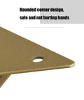 Close-up of Legit Heavy Duty Wall Shelf Brackets Set Of Two, showing rounded corner design for safe installation.