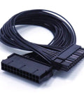 ATX 24 Pin Motherboard Power Extension Cable 12.6 Inch Length Internal PC PSU Male To Female Extension Lead