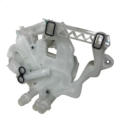 Heavy Duty Cooling Water Pump And Heat Pump Lines For Tesla Model 3 and Y direct fit white polyamide housing component.