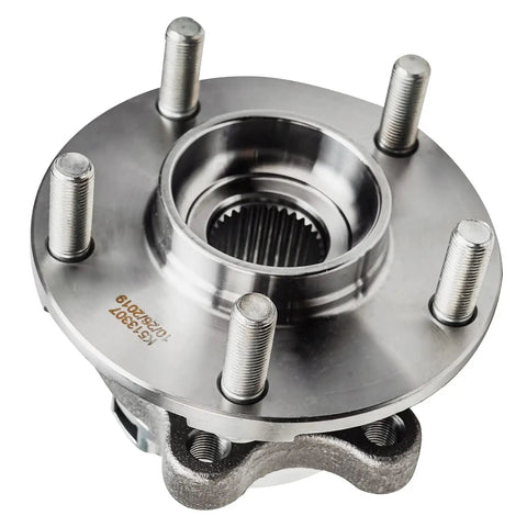Front Wheel Bearing Hubs Kit for Nissan Murano 2009 to 2017 and 2011 Quest Replacement Hub Assembly Set, close-up of 5-bolt pattern