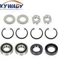 Rear Axle And Brake Hub Drum Assembly Kit With 24 Spline Replacement For Electric And Gas Golf Carts 1982 To 1993 components