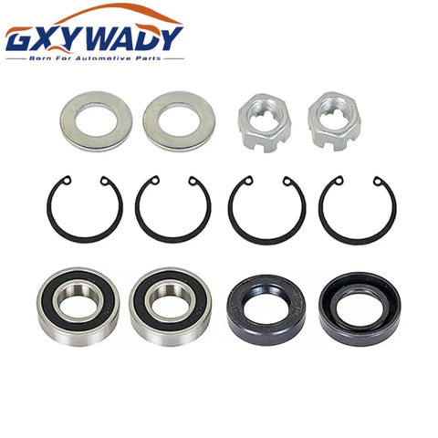Rear Axle And Brake Hub Drum Assembly Kit With 24 Spline Replacement For Electric And Gas Golf Carts 1982 To 1993 components