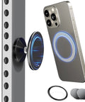 Dual Magnetic Phone Holder With 360 Degree Adjustable Mount For Gym And Golf Carts Ultra Strong Magnet Hands Free Video Capture