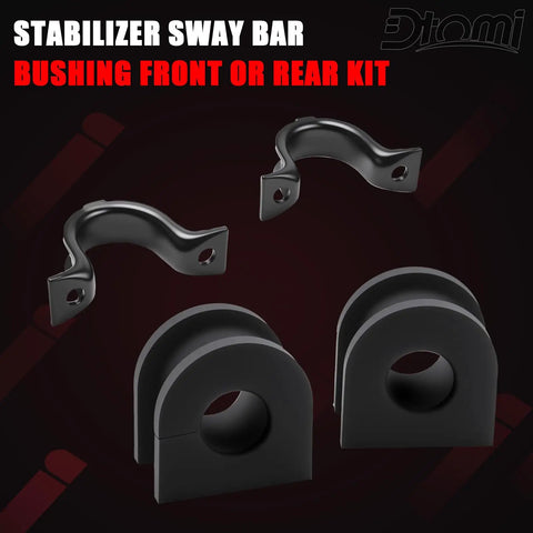 Suspension Stabilizer Sway Bar Bushing Replacement 928-344 Easy Install For Cadillac Escalade Tahoe Suburban Silverado Yukon Avalanche Chevy GMC Vans And SUVs, black front or rear bushings