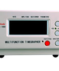 Front view of Multifunction Watch Timing Machine Timegrapher with Auto Rate Amplitude Beat Error Readouts and LCD Display.