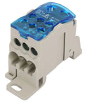 Top Shelf Heavy Duty 125A Din Rail Terminal Block For Cabinet Wiring Projects Feature Sturdy Flame Proof Build and Quick Sight Window.