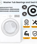 Front Load Washer Tub Bearings And Seal Kit Replacement For DIY Friendly Noisy Washers Includes Large Bearing 4280FR4048L
