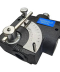 Pressure Compensating Variable Hydraulic Flow Control Valve With Relief, 1/2 Inch NPT Port, Adjustable Flow Rate 0-16 GPM