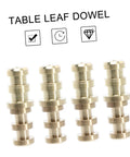 Table Dowel Pin Alignment Kit With 20 Pieces Connectors For Long Lasting Furniture Projects DIY Friendly Pro Grade Metal Dowel Pins For Precise Alignment Easy Fit Durable Table Fasteners For Sturdy Joints And Quick Setup, 4 gold metal pins