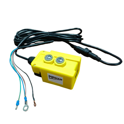 4 Wire Dump Trailer Remote Control Switch With Magnetic Mount For 12V DC Hydraulic Pump Power Unit Dual Acting Up Down Lift Gate Hoist For Dump Trailer Truck Tipper Must Have Time Saver