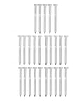 304 Stainless Steel Half Thread Wood Hex Lag Screws Self Tapping For Carpentry High Hardness And Durability DIN571 Standard M6 70mm