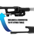 Powder Actuated Saddle Head Attachment For Pole Mounts And Ceiling Grid Installations, Built For Secure Acoustic Ceiling Work