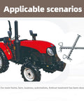 R Clip And Clevis Pin Set With One Quarter Inch Diameter And Two And A Half Inch Length Includes Six Clevis Pins And Six R Clips Built To Last Rust Resistant For Home Farm And Automotive Applications All Purpose Quick Install Ready To Go shown with tractor