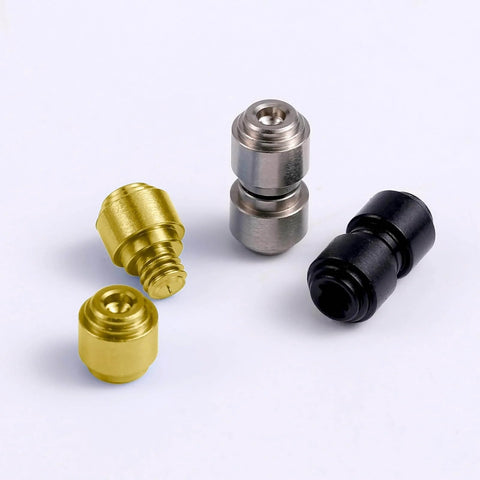 Three Sets Titanium Thumb Studs With Screws For Benchmade 535 Bugout Folding Knife Pocket Knife Upgrade In Black Gold And Silver Finishes