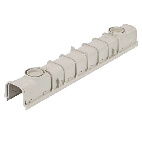 Channel Drain Kit With Galvanized Grates And End Caps For Deep Profile Runoff, Five And A Half Inch Wide By Thirty Nine And Three Eighths Inch Long