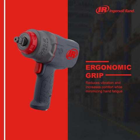 2236QTiMAX One Half Inch Drive Air Impact Wrench For Heavy Duty Automotive And Industrial Jobs Up To 1500 Ft-Lbs Breakaway Torque Built Tough For Real World On The Job Assembly Disassembly And Suspension Work, ergonomic grip