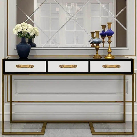 Console table with European Style Barn Door Handle Antique Metal Pull For Sliding Doors Cabinets And Drawers Premium Alloy Construction
